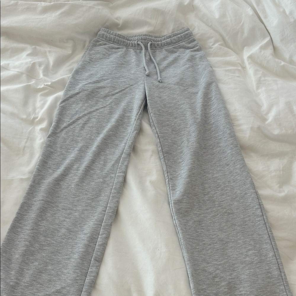 Stradivarius Kids Light Gray Sweatpants